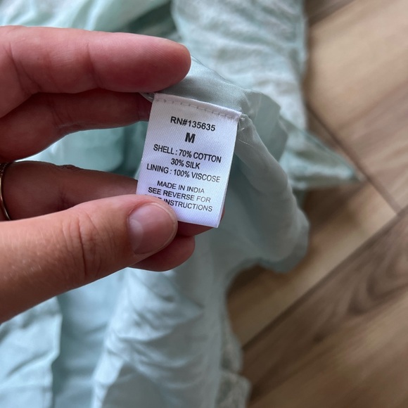 Anthropologie X Love Sam Amia Embroidered Lace-Up Maxi Dress - Picture 11 of 16